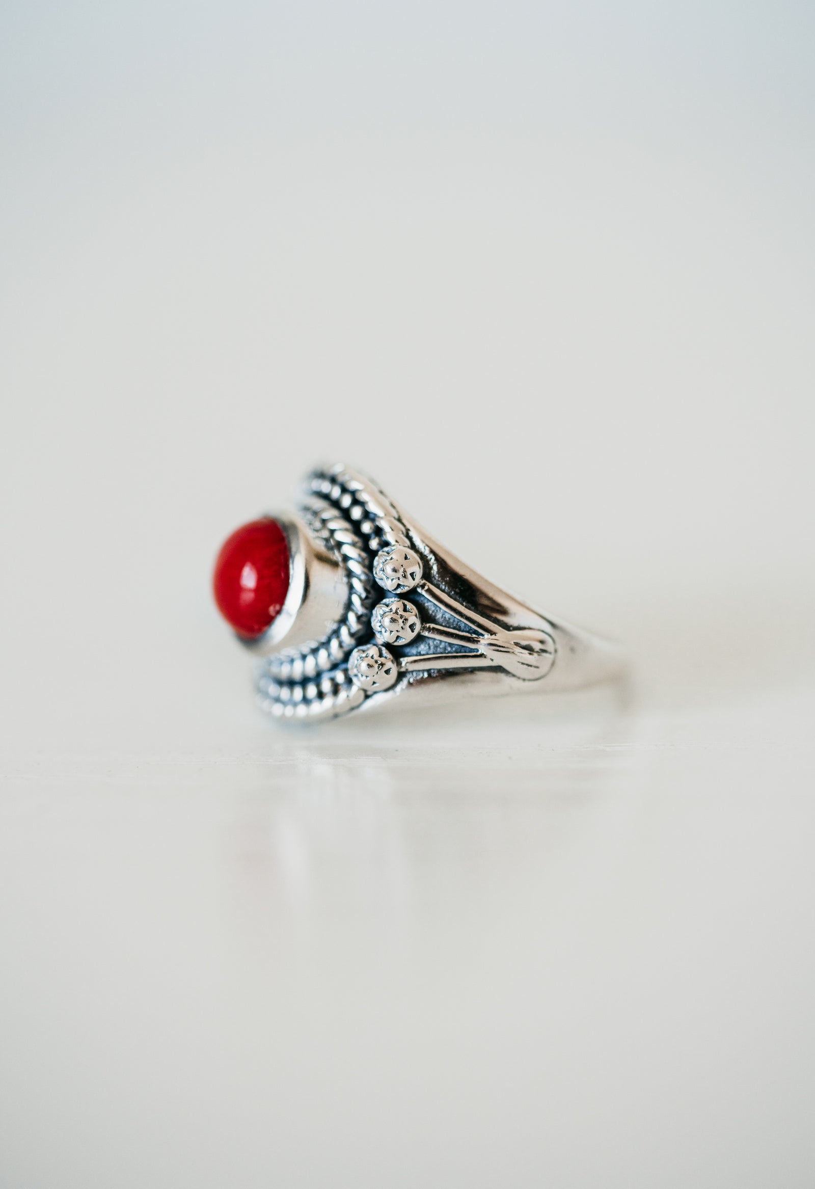Reaching for Red Ring | Coral