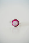 Daja Ring | Pink Titanium Druse