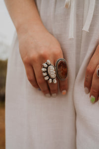 Blaze Ring | Crazy Lace Agate