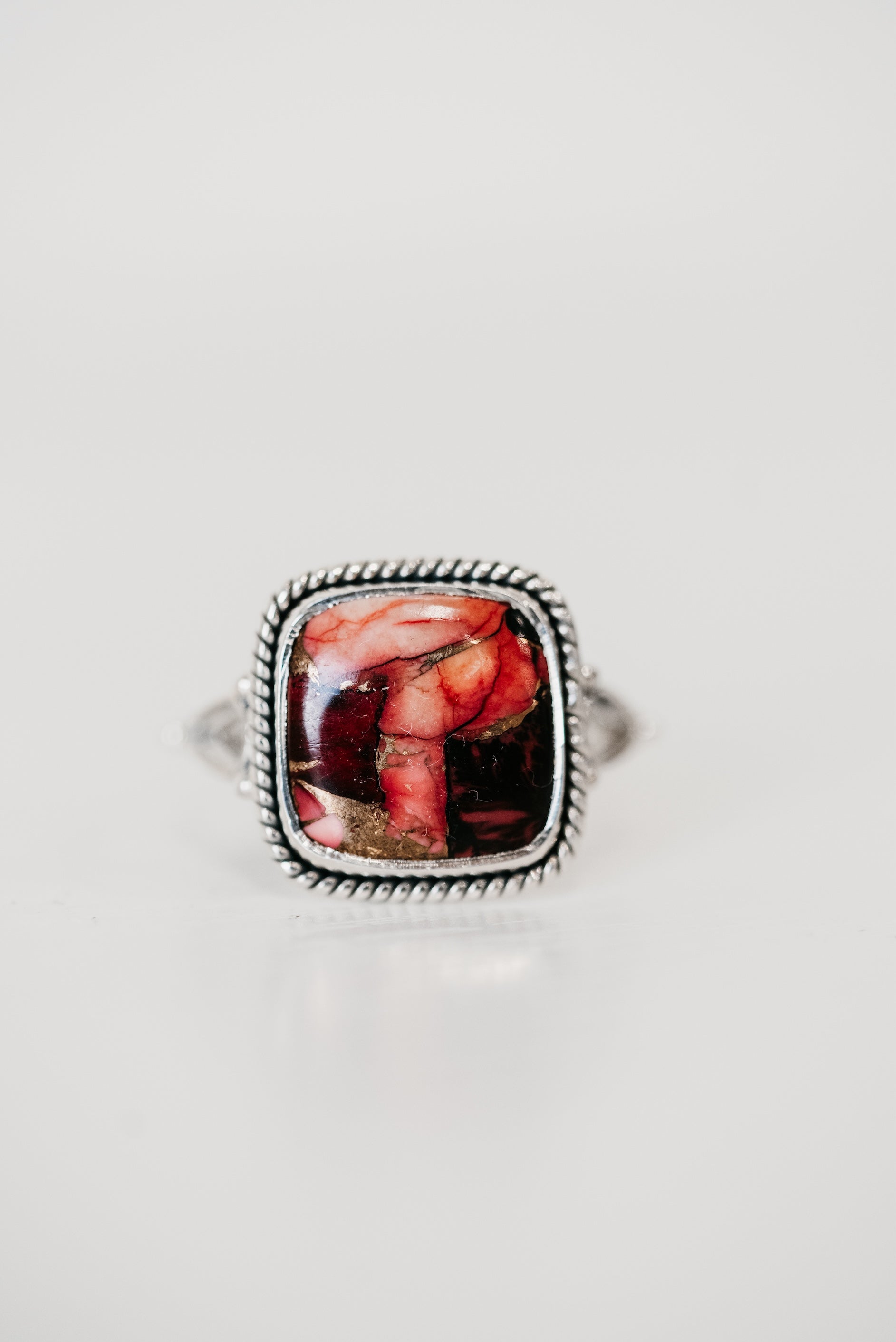 た*る様 Urawa Red Diamonds シルバーリング Ruelle Ring | Red Rose Dahlia – Goldie Lew Jewelry