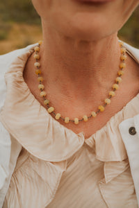 Mellow Yellow Necklace | Yellow Opal