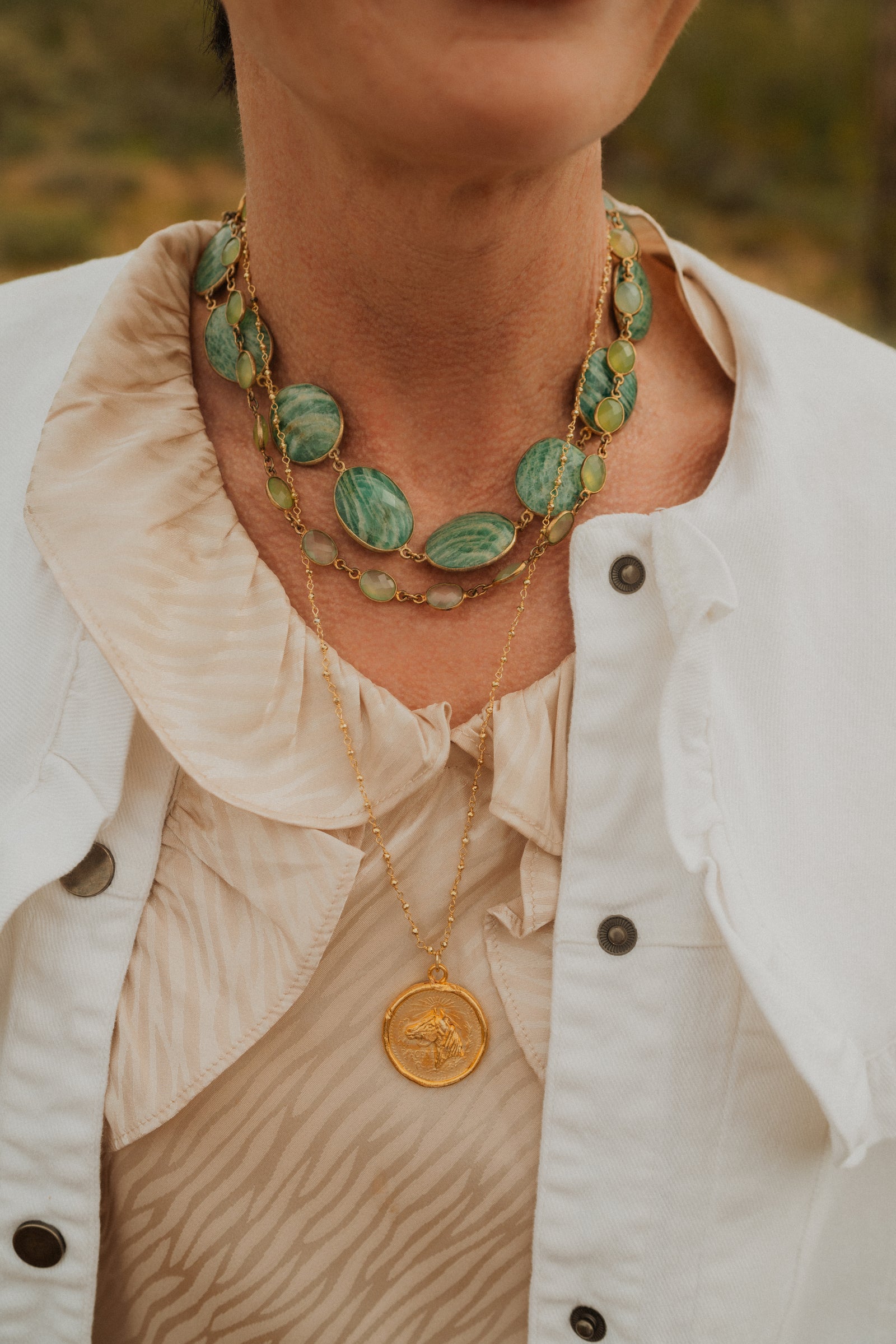 Get It Right Necklace | Amazonite
