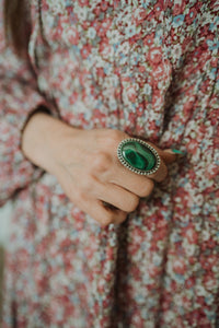 Betsy Ring | Malachite - FINAL SALE