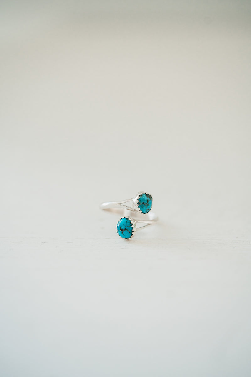 Double Rosie Ring | Turquoise - FINAL SALE