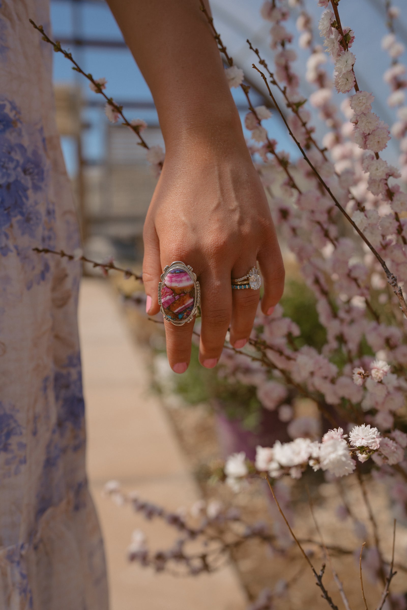 Malia Ring | Pink Spiny Turquoise