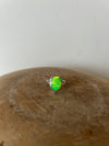Hendrix Ring | Green Galaxy Opal