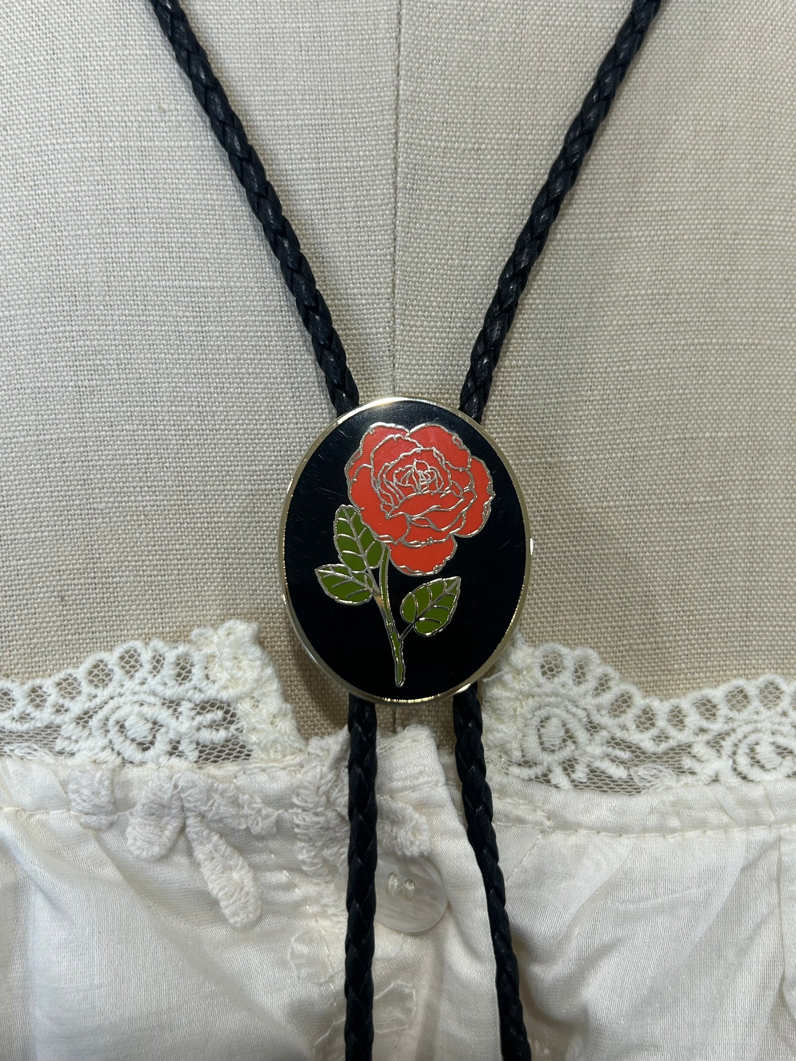 Velour Bolo Tie