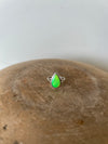 Hendrix Ring | Green Galaxy Opal