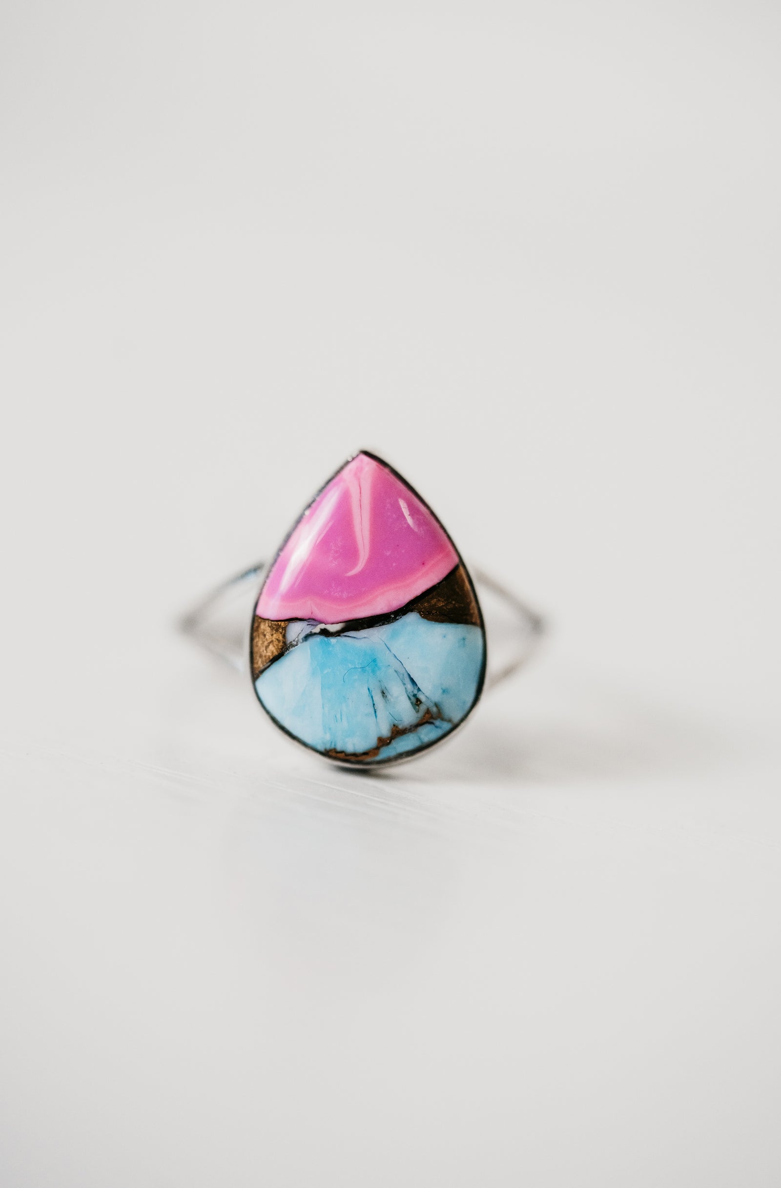 Sugar Swirl Ring | Cotton Candy Turquoise