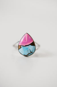Sugar Swirl Ring | Cotton Candy Turquoise