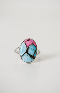 Sugar Swirl Ring | Cotton Candy Turquoise