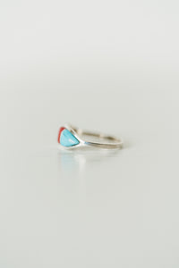 Mini Vertical Shield Ring | Multicolor