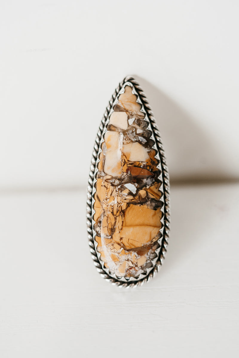 Cecily Ring | Brecciated Mookaite | #2