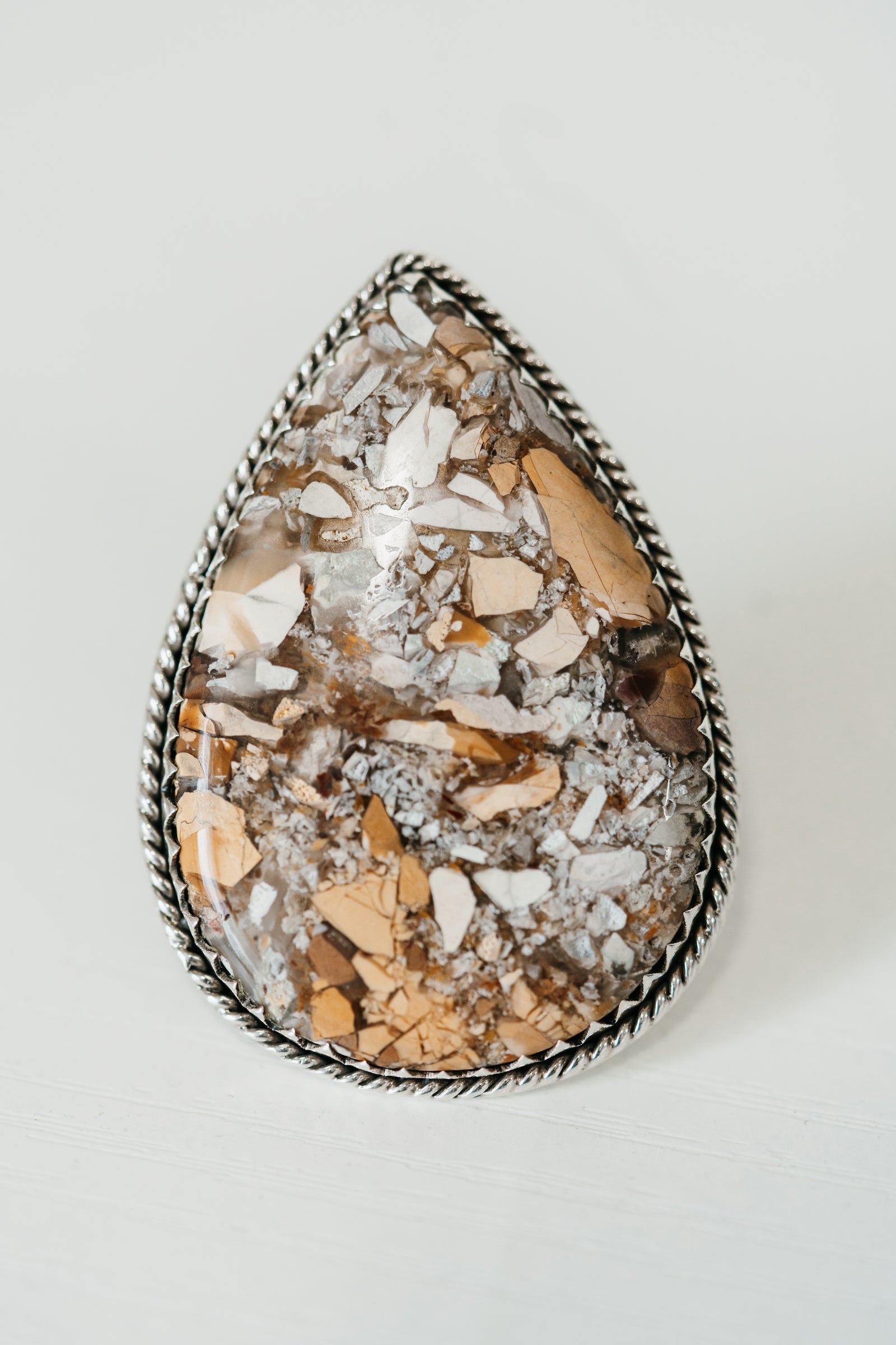 Cecily Ring | Brecciated Mookaite | #2