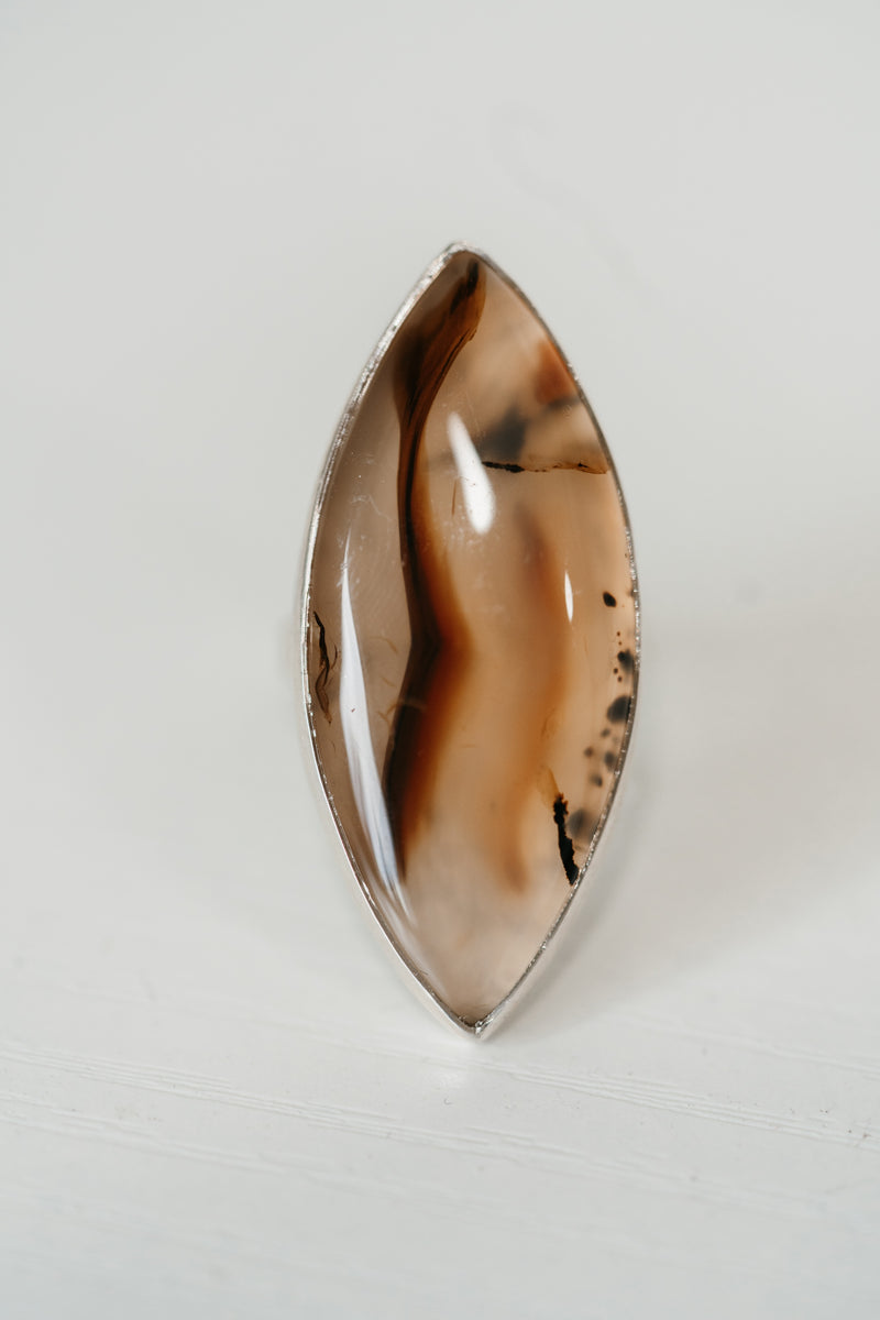 Maida Ring | Montana Agate | #2