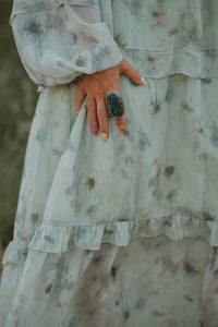 Amarillo Ring | Moss Agate