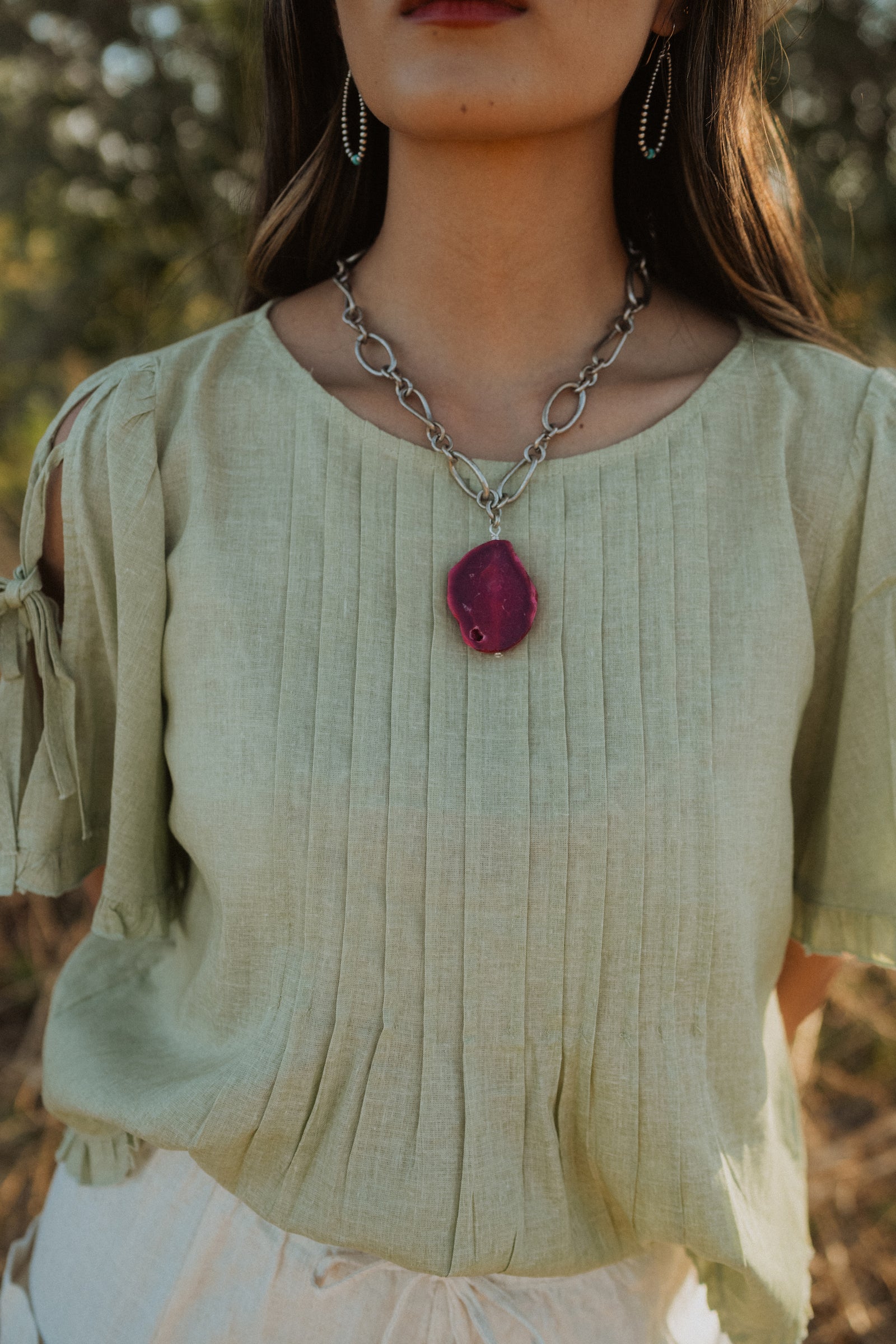 Kaley Necklace | Pink | #2