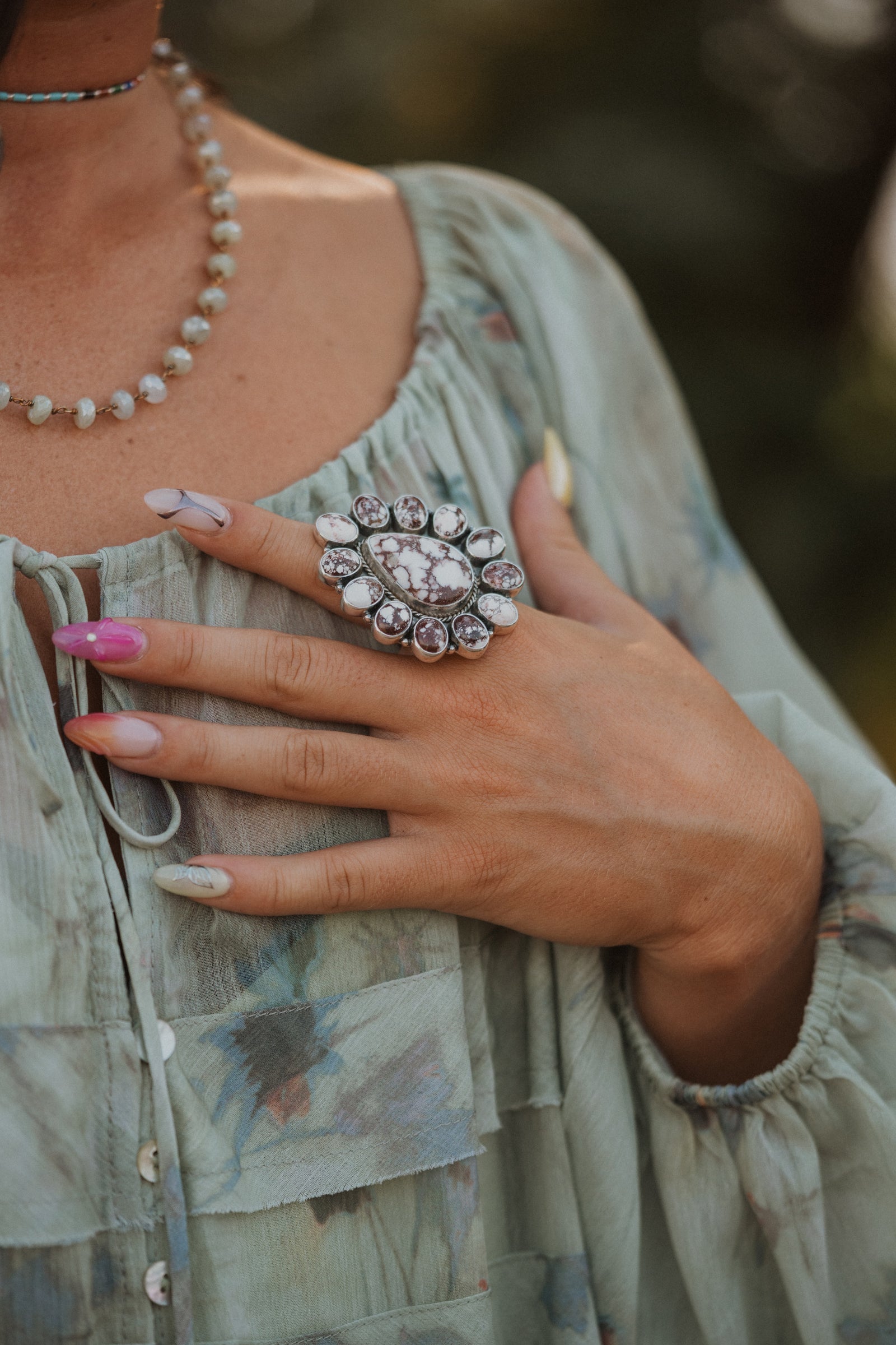 Coralee Ring | Wild Horse Jasper