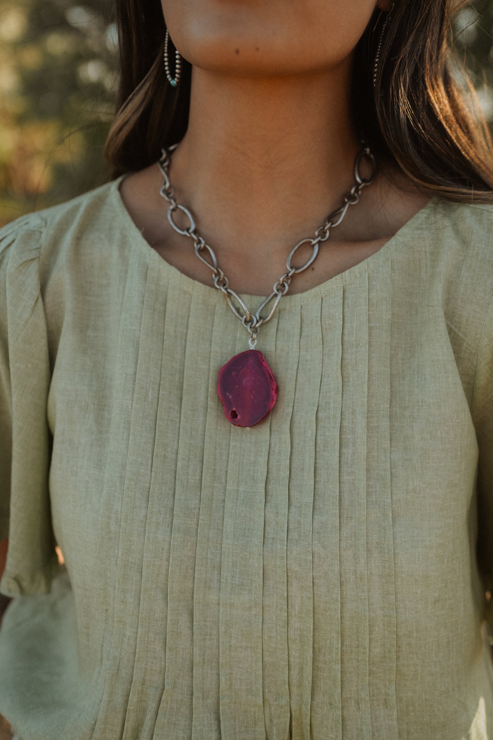 Kaley Necklace | Pink | #2