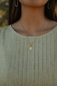 La Cruz Necklace | Gold