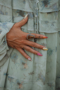 Davenport Ring | Blackout Jasper