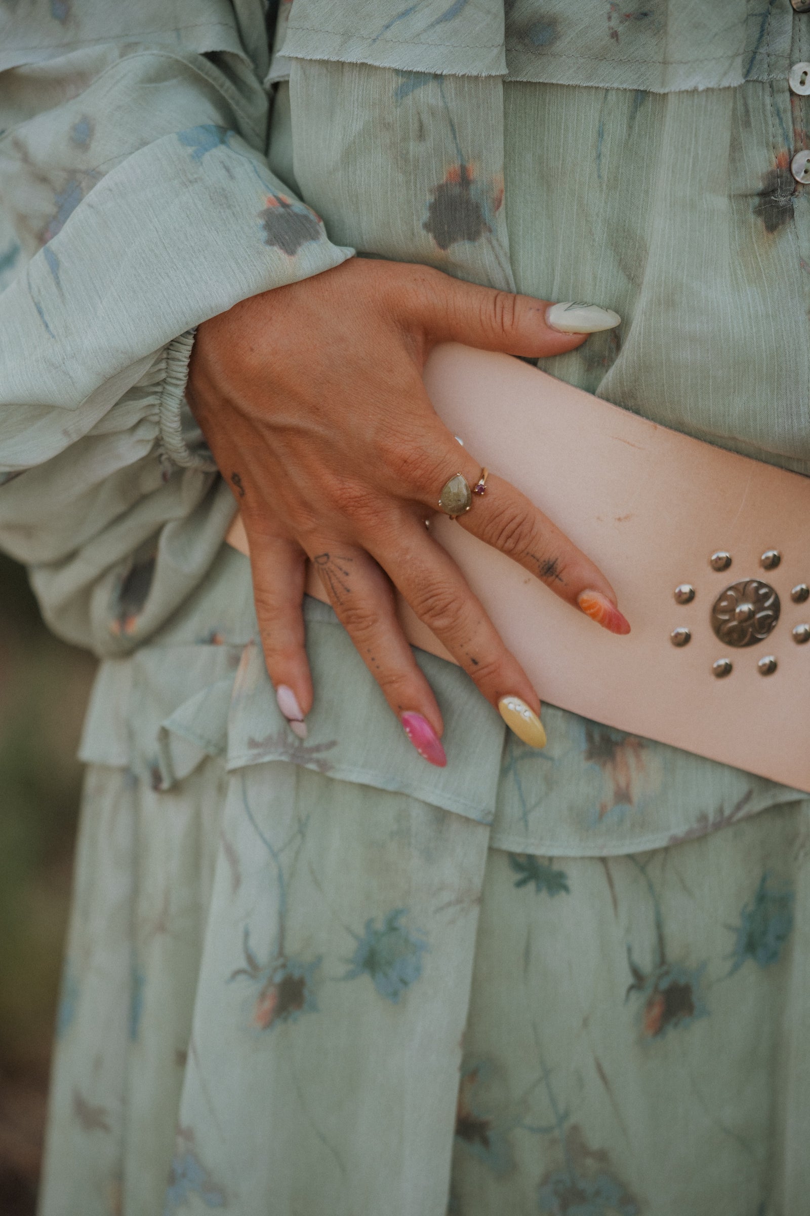 Seashore Ring | Ruby + Multi Sapphire