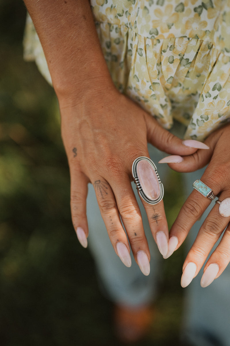 Garth Ring | Rose Quartz