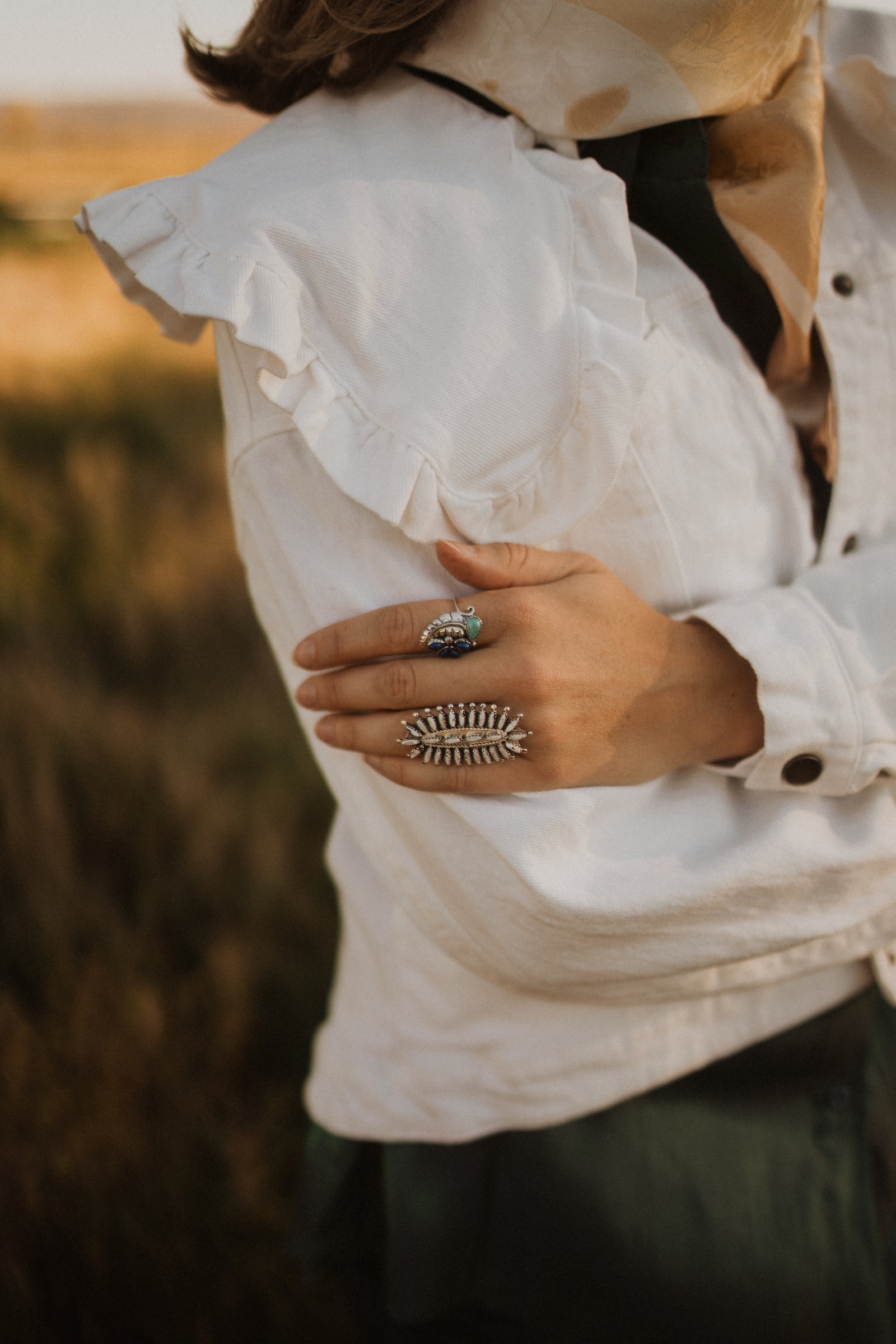 Manuel Ring | Turquoise + Blue Lapis