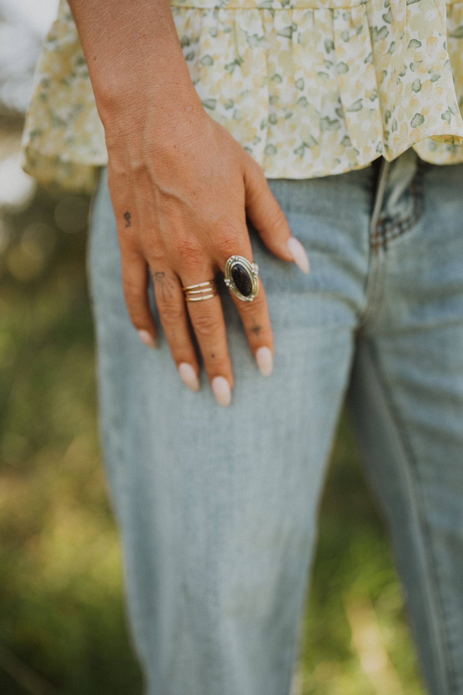 Santorini Ring | Blue Sun Sitara