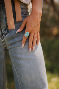 Gemma  Ring | Turquoise