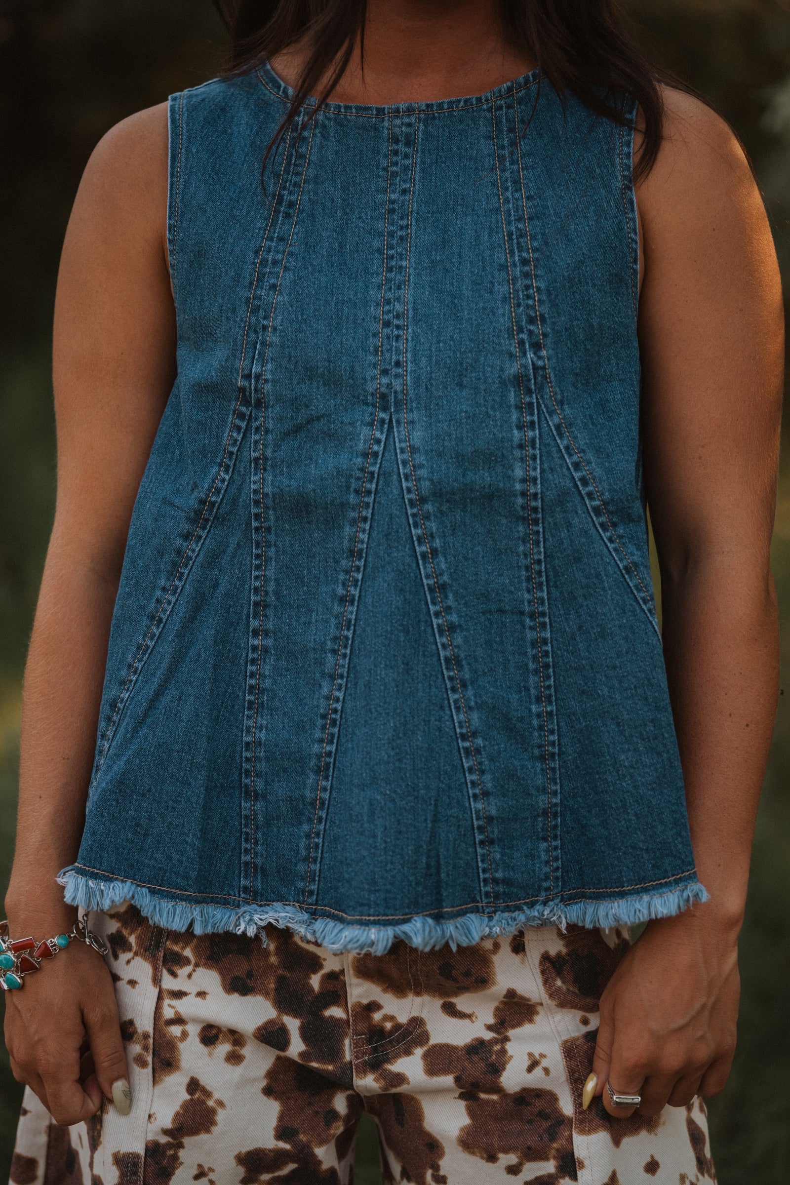 Sadie Denim Top