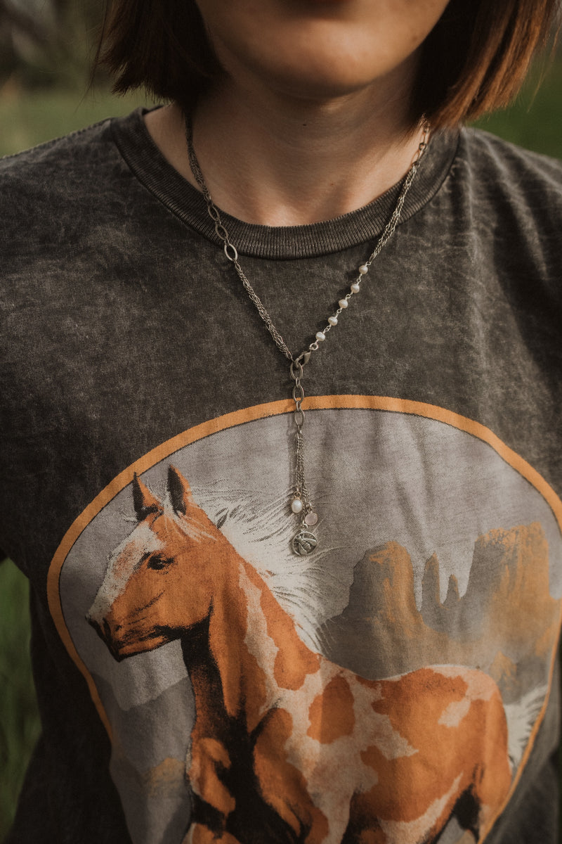 New Silver Bee Necklace #2