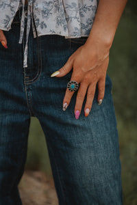 Lubbock Ring | Black Onyx + Smithsonite