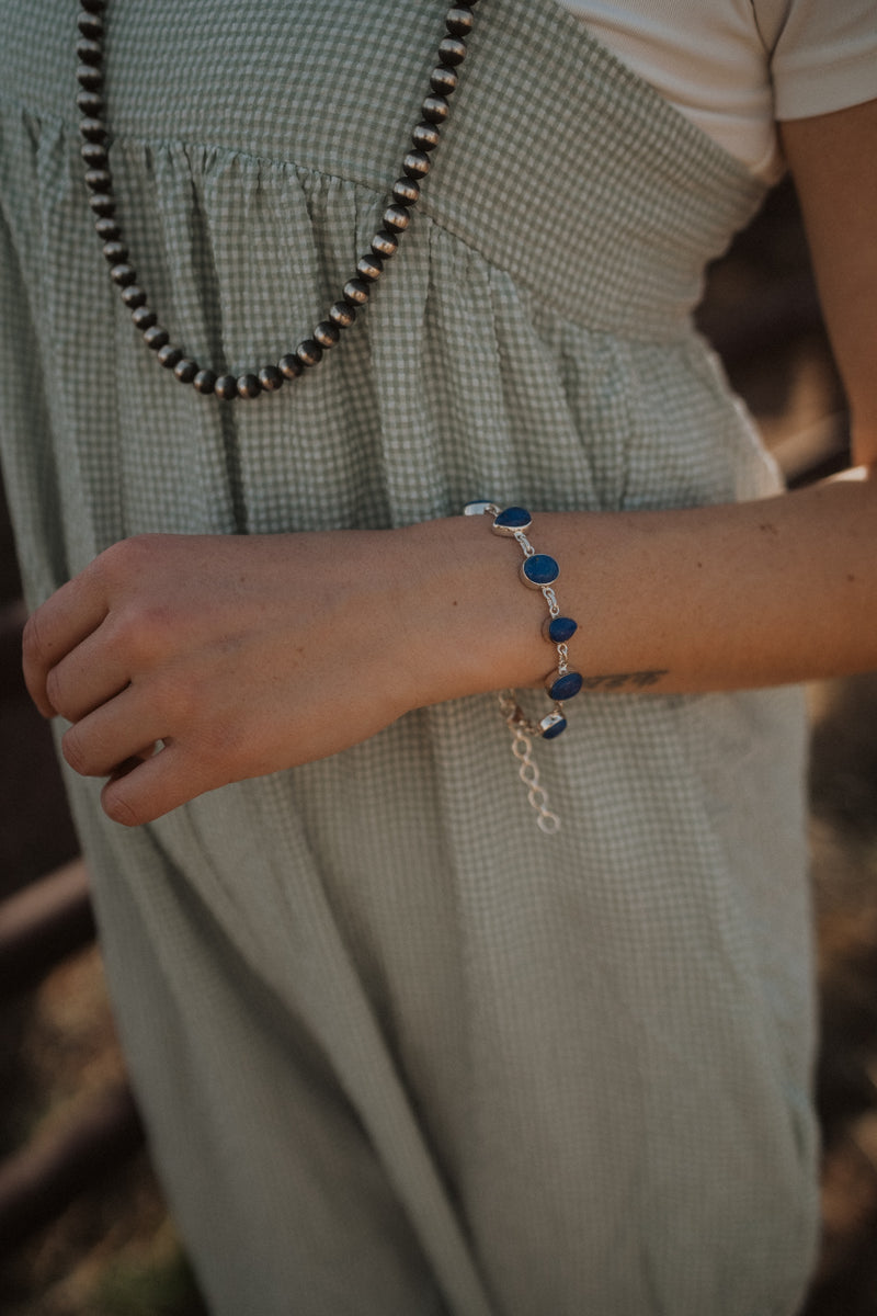 Peta Bracelet | Blue Lapis