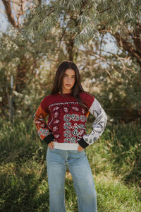 Crazy Paisley Sweater