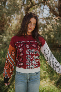 Crazy Paisley Sweater