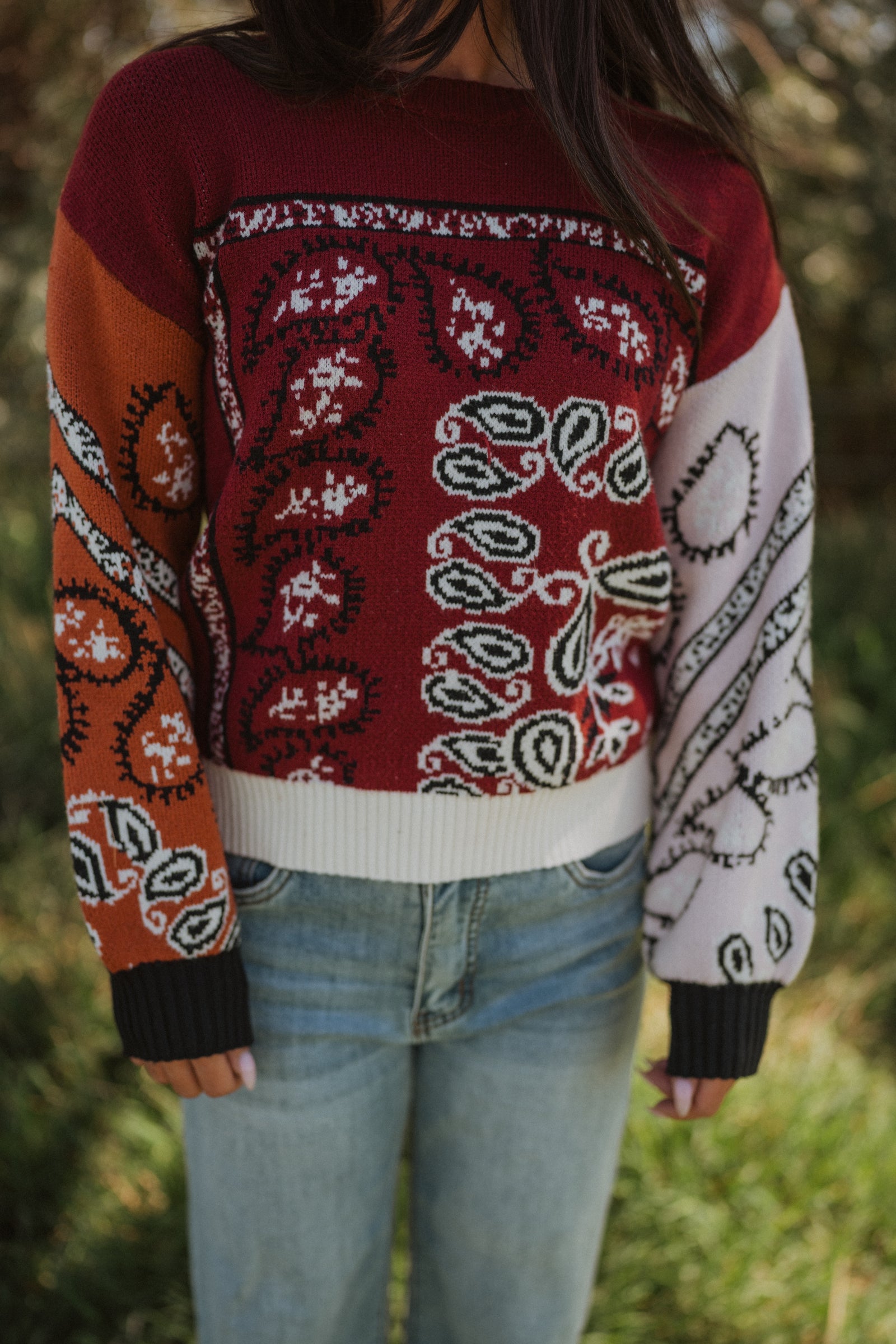 Crazy Paisley Sweater