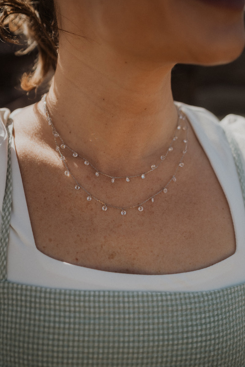 Mittens Necklace | Silver