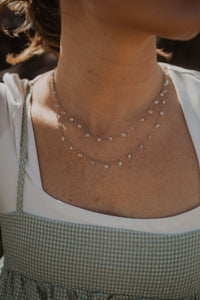 Mittens Necklace | Silver