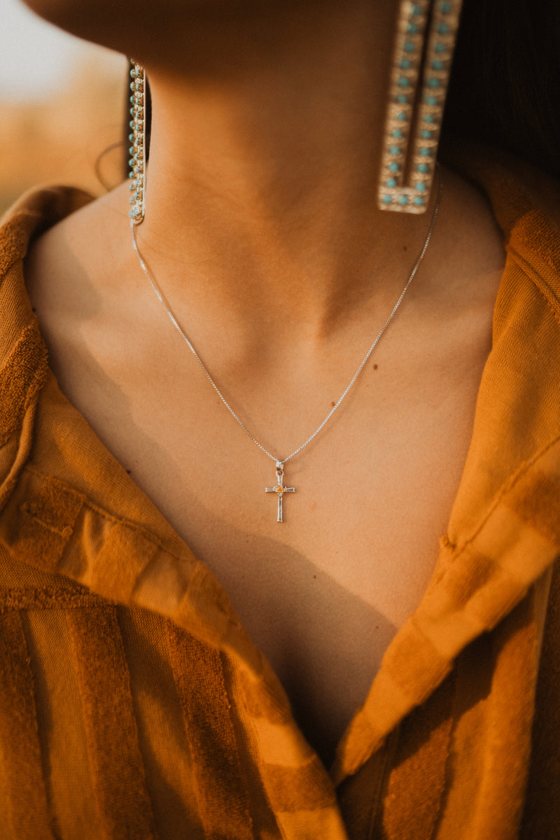 Colorful Cross Necklace