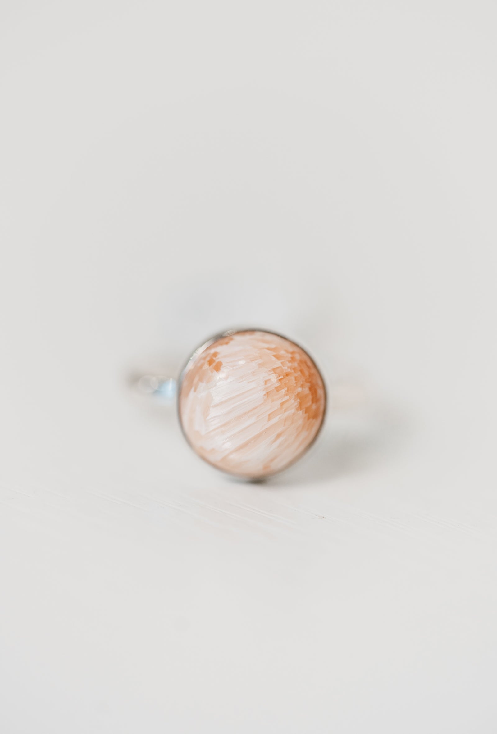 Small Shawn Ring | Pink Scolecite | #2