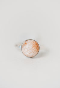 Small Shawn Ring | Pink Scolecite | #2