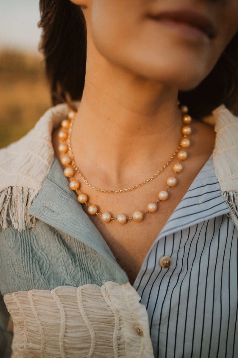 Blondie Pearl Necklace Set