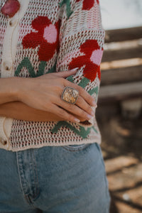 Cecily Ring | Brecciated Mookaite | #2
