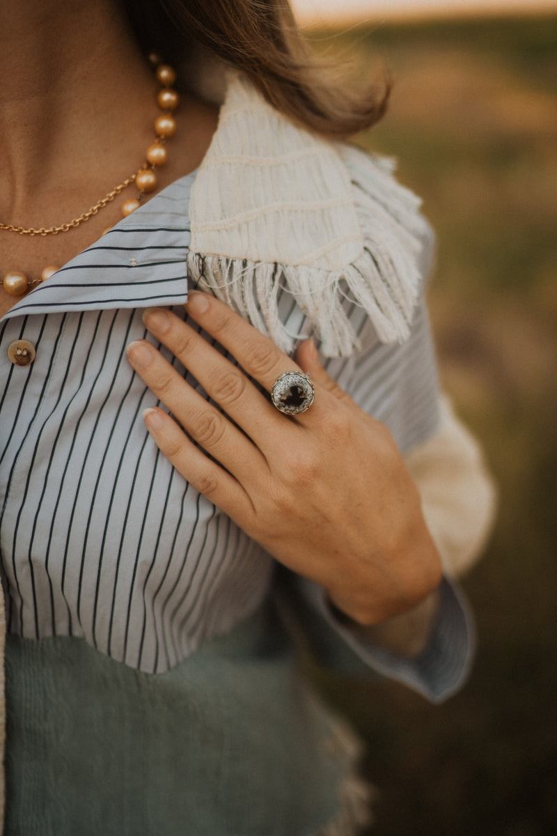 Nada Ring | Dendritic Opal