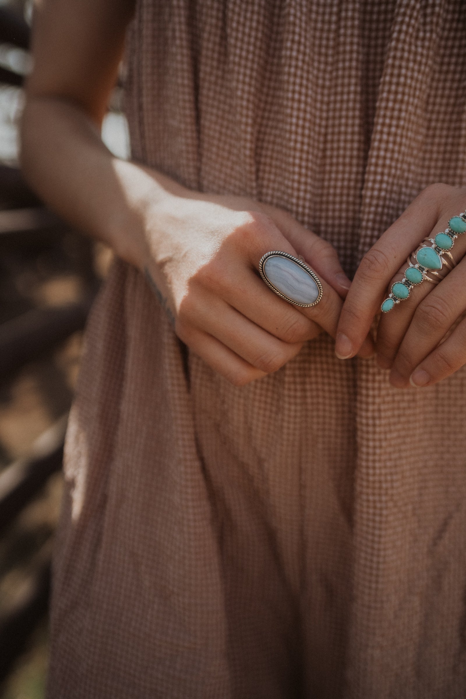 Hopkins Ring | Blue Lace Agate