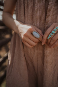 Hopkins Ring | Blue Lace Agate