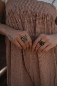 Belen Ring | Moss Agate | #2