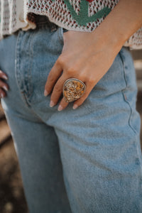 Cecily Ring | Brecciated Mookaite | #2