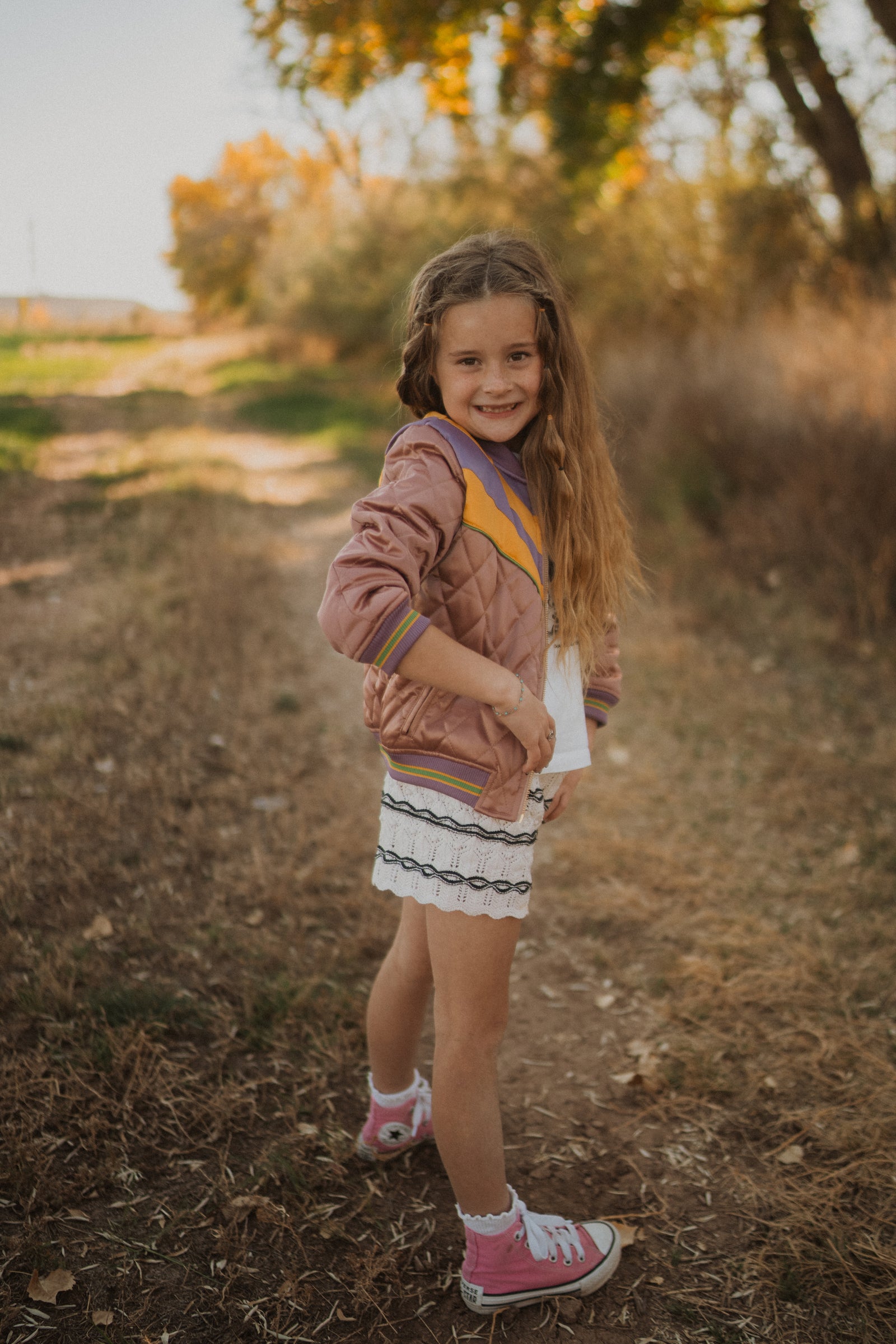 Little Girl's Pink Sunset Jacket